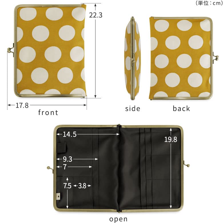 Amazon.co.jp: 【AYANOKOJI】ブックカバー 型 がま口 多機能 ケース B6